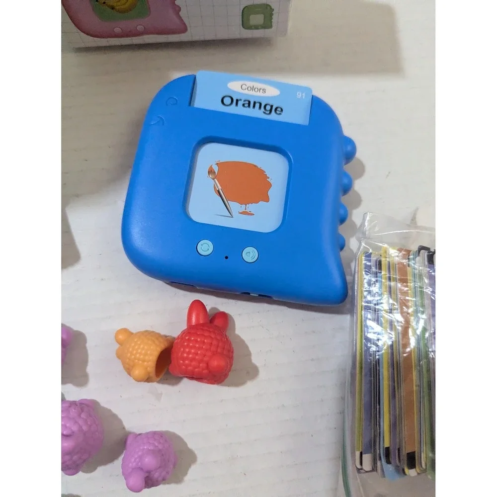 Learning Resources Count Clean Dust Bunnies & Kuovei Card Machine Flashcard Set